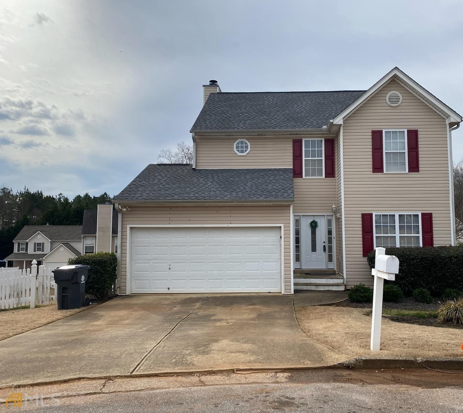 Exterior of a sold home in Hiram, GA